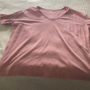 Aerie oversized & distressed tee